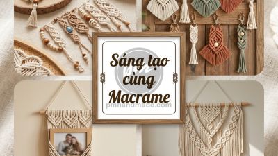 Nghệ thuật sáng tạo cùng Macramé