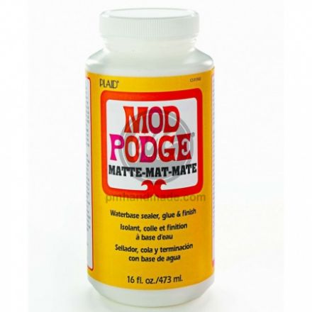 Keo dán Mod Podge Matte lên gỗ và nhiều bề mặt (473ml)