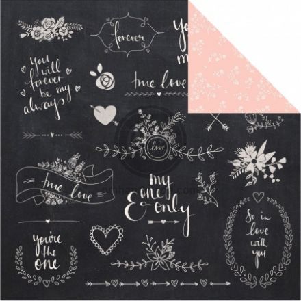Giấy Cardstock mẫu Ever After 12"x12" (tờ lẻ)