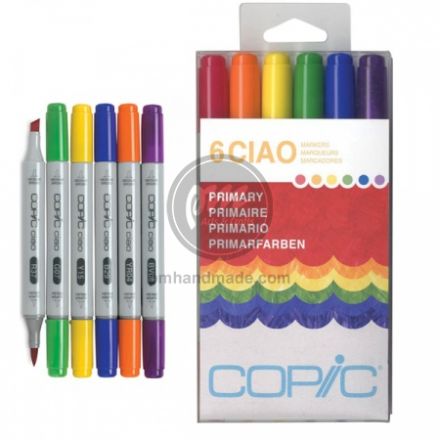Bộ bút Copic Ciao set 6 màu Primary