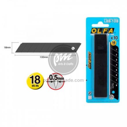 Lưỡi dao Olfa LBB 18mm (10 lưỡi)