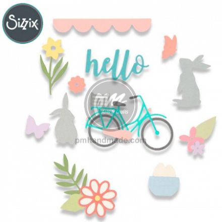 Khuôn cắt Sizzix Thinlits Dies mẫu mùa xuân