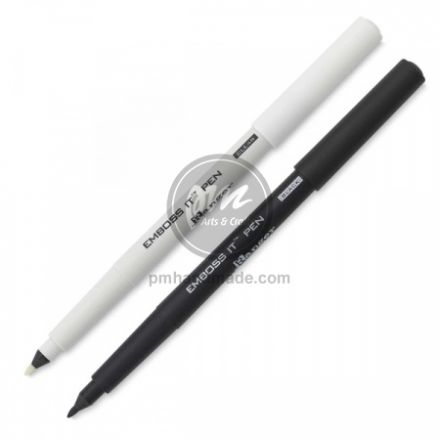 Combo 2 bút embossing Black & Clear