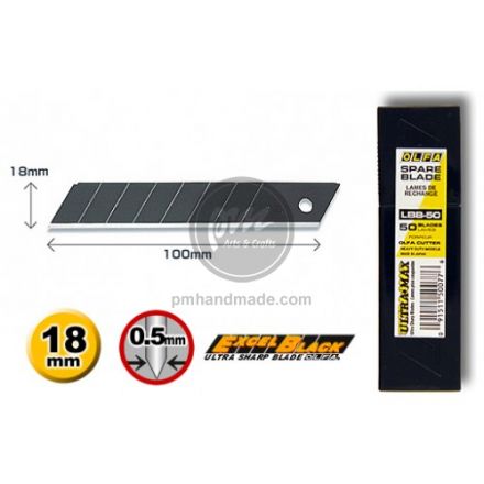 Lưỡi dao Olfa LBB 18mm (50 lưỡi)