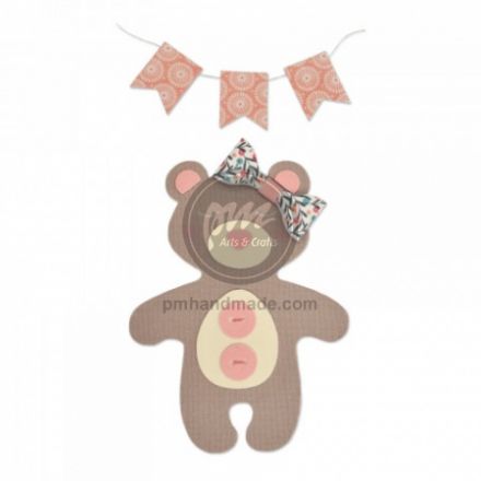 Khuôn Cắt Sizzix Mẫu Gấu #663352