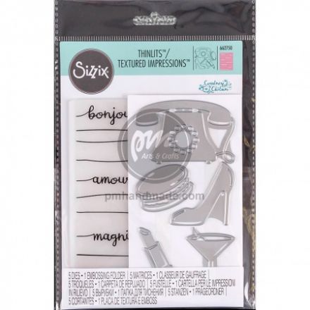 Khuôn Sizzix Mẫu Bonjour Chic #662750