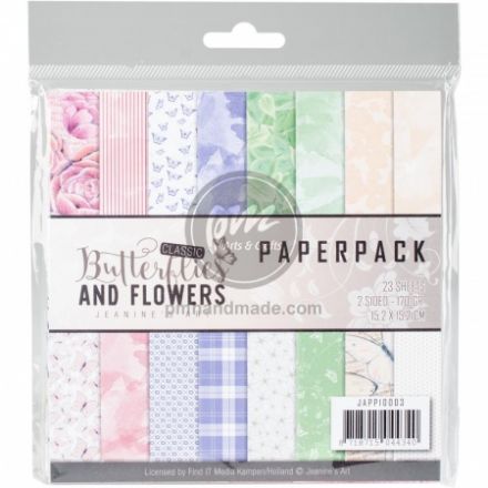 Paper Pack Mẫu Bướm & Hoa 6