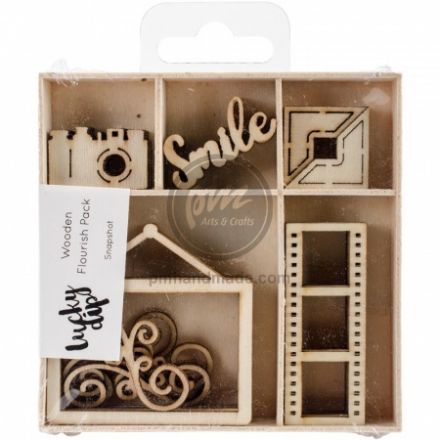 Set Gỗ Trang Trí Chữ Và Khung Kaisercraft