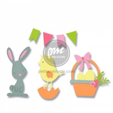 Khuôn cắt Sizzix mẫu lễ phục sinh #661684