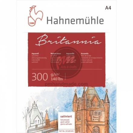Giấy vẽ màu nước Britannia hot pressed 300gsm A4