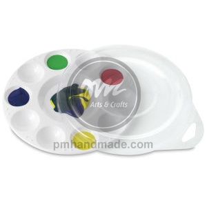 Khay pha màu hình tròn 17cm