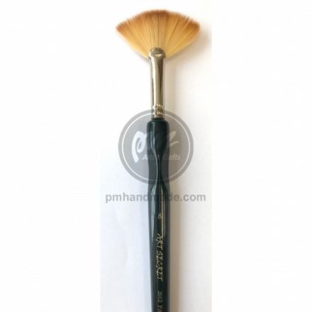 Cọ fan lông nhân tạo, cán gỗ 2012 Fan No.8