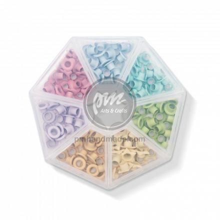 Hộp khoen tag màu pastel (141 khoen)