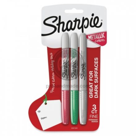 Set 3 bút nhũ Sharpie phiên bản Giáng Sinh - stocking stuffer