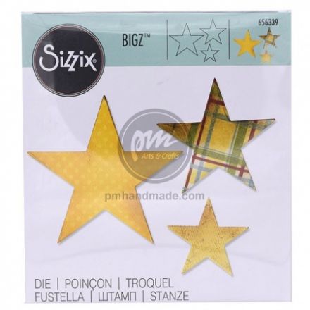 Khuôn cắt ngôi sao 3 size #656339