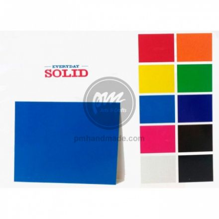 Thiệp màu trơn 10.16 cm x 15.24 cm