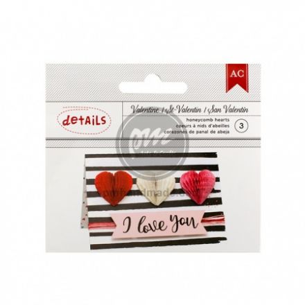 Quả cầu trái tim valentines (3 cái)