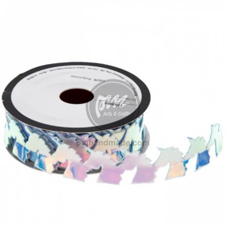 Ribbon nhựa trang trí mẫu Unicorn
