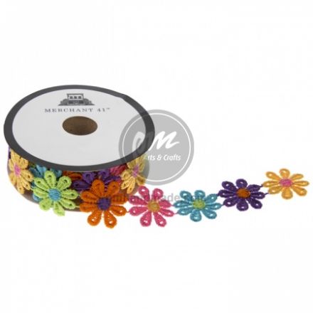 Ribbon vải mẫu hoa