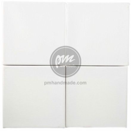 Khung canvas màu trắng 15 x 15 cm