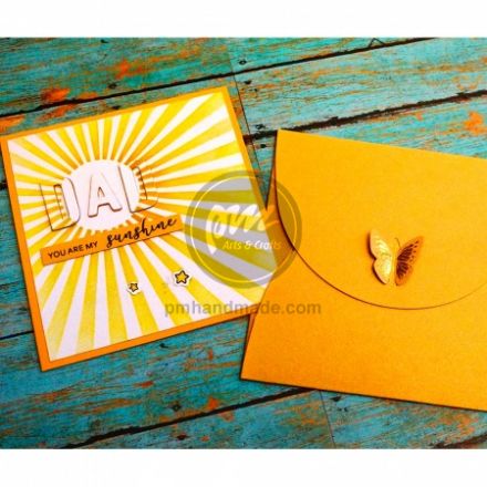 Thiệp mẫu chữ DAD'S you are my sunshine