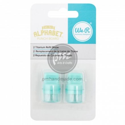 Bộ 2 lưỡi dao thay thế bàn cắt chữ cái mini We R keepper