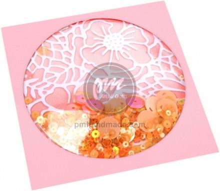 Miếng tròn nhựa trong suốt Sizzix #664190