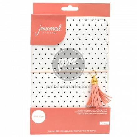 Sổ planner bìa da chấm bi