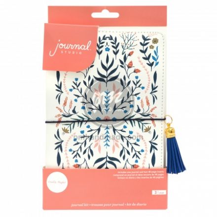 Sổ planner bìa da họa tiết lá