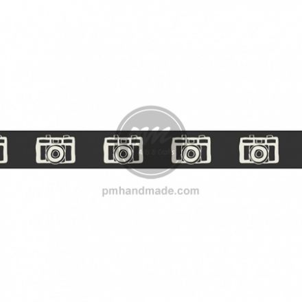 Ribbon màu đen in hình máy ảnh 9.5mm x 1.2m