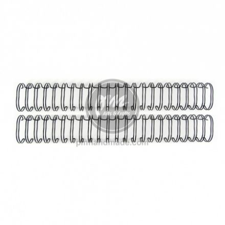 Gáy lò xo kim loại màu đen 0.75 inch (2 chiếc)