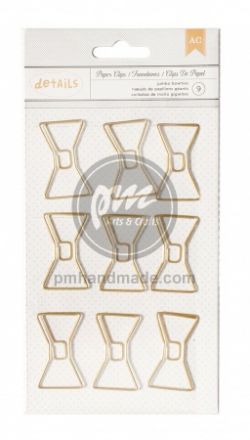 Set 9 kẹp giấy mẫu nơ jumbo