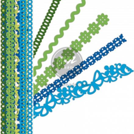 Sticker dán hoạ tiết hoa ren (28 miếng)