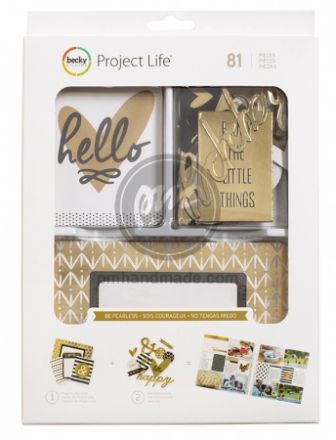 Bộ card sổ scrapbook mẫu fearless 81 miếng