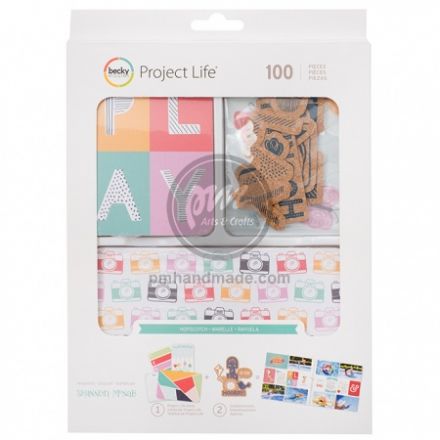 Bộ cards trang trí mẫu hopscotch 100 miếng