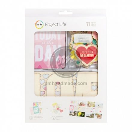 Bộ cards trang trí mẫu notetoself 71 miếng