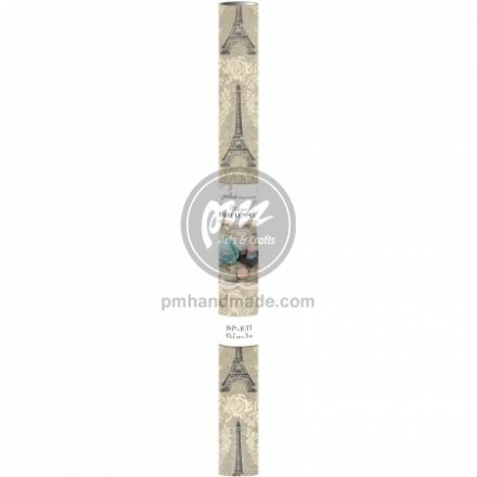 Giấy gói quà mẫu parisian eiffel tower 45.7cm x 1 m