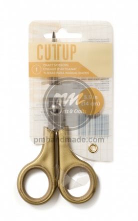 Kéo cắt tỉa cán màu gold 14cm