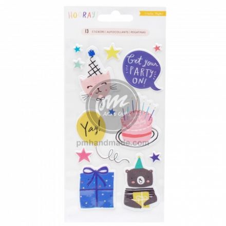 Bộ hình dán chủ đề sinh nhật 13 miếng