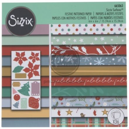 Paper pad họa tiết Noel festive 6"x6"