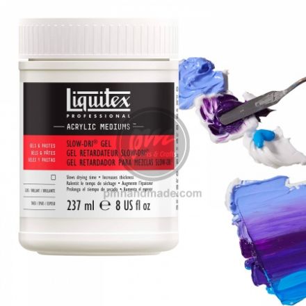 Dung môi làm lâu khô màu acrylic - Liquitex slow dri gel 237ml