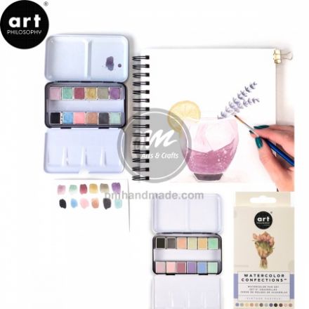 Hộp 12 màu nước Prima - bộ vintage pastel