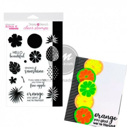 Bộ dấu in trong mẫu Sending Sunshine