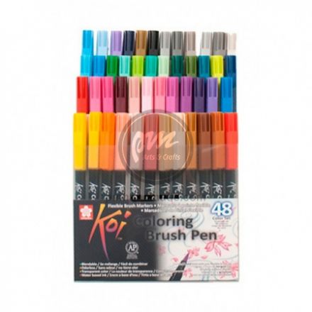 Bộ bút lông Sakura Koi set 48