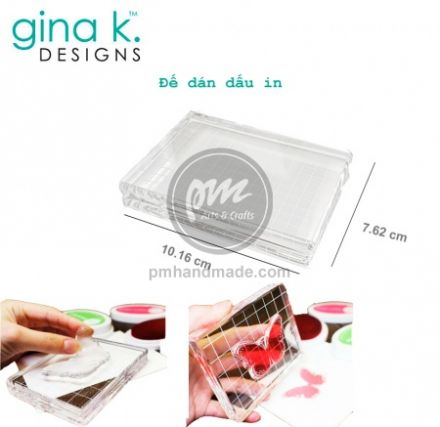 Đế dán dấu in trong kẻ lưới 7.62 x 10.16 cm