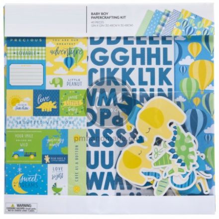 Bộ scrapbook Baby Boy 12x12"