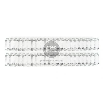 Gáy lò xo kim loại màu bạc 0.75 inch (2 chiếc)