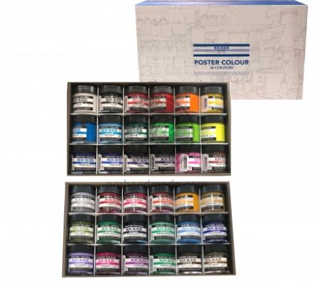 Nicker Poster set 36 màu - 40ml