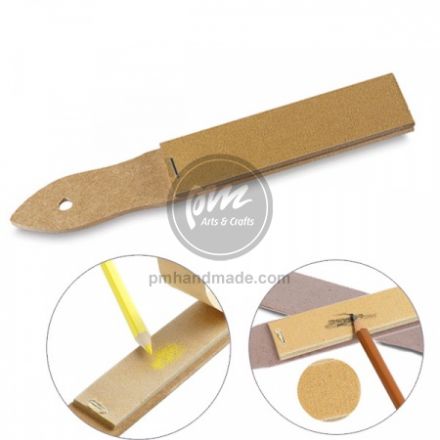 Xấp 12 tờ giấy nhám mài chì sandpaper 2.54x10.16 cm