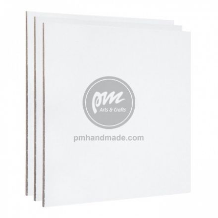 Canvas nam châm màu trắng 15.24 x 15.24 cm